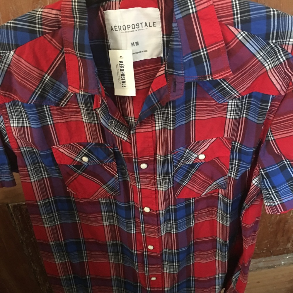 Aeropostal plaid shirt